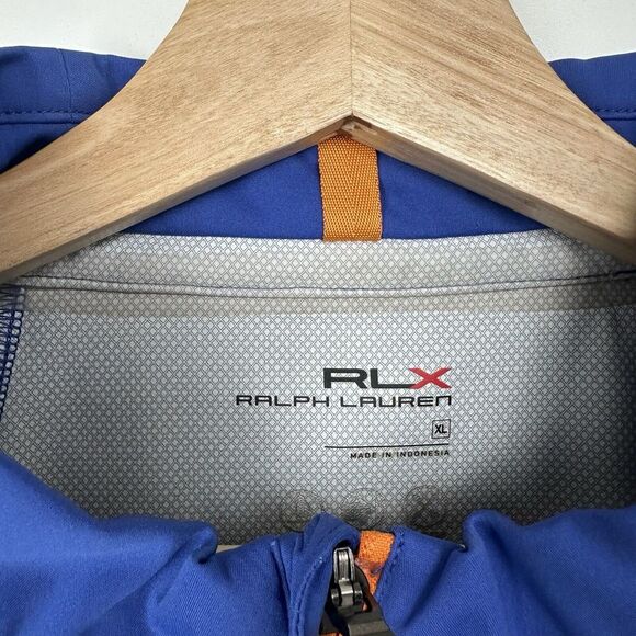 RLX Ralph Lauren 1/2 Zip Golf Pullover Jacket Mens XL Water Resistant - Picture 3 of 8